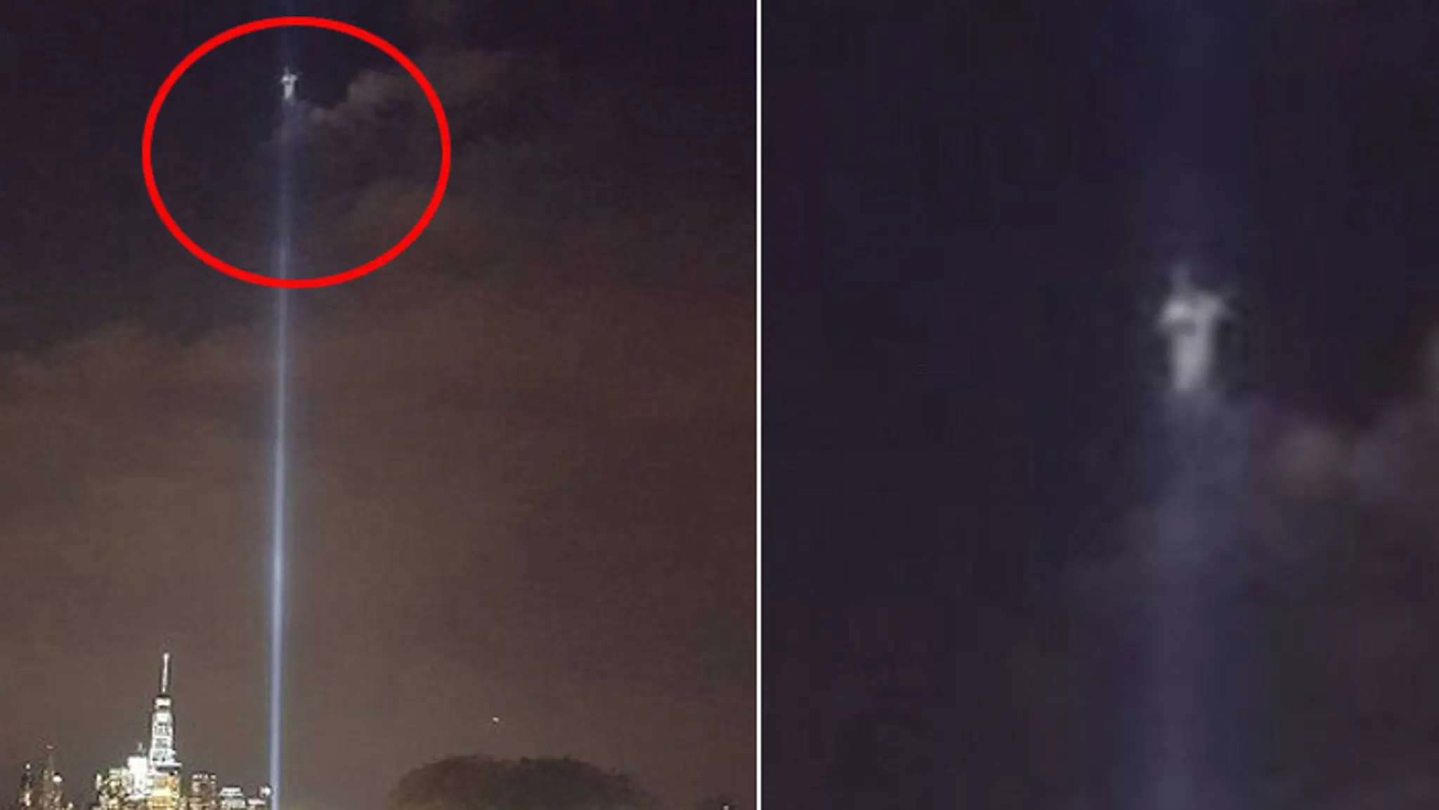 Fotograf tvrdí, že vo svetle na mieste Dvojičiek zachytil Ježiša