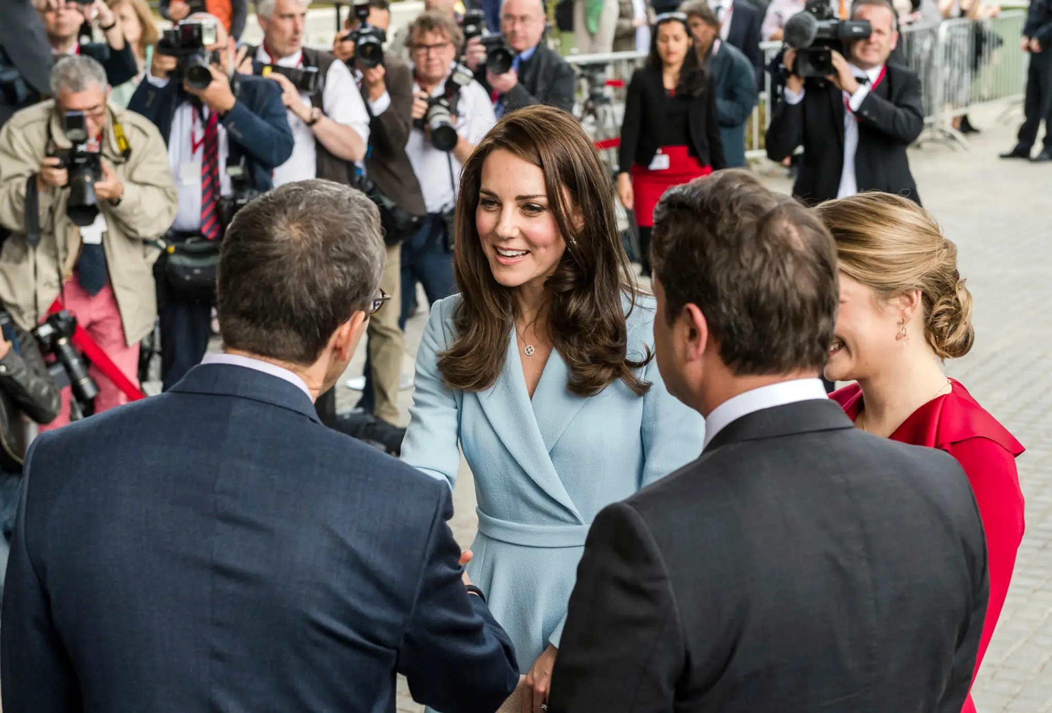 Kate Middleton na návšteve Luxemburska.