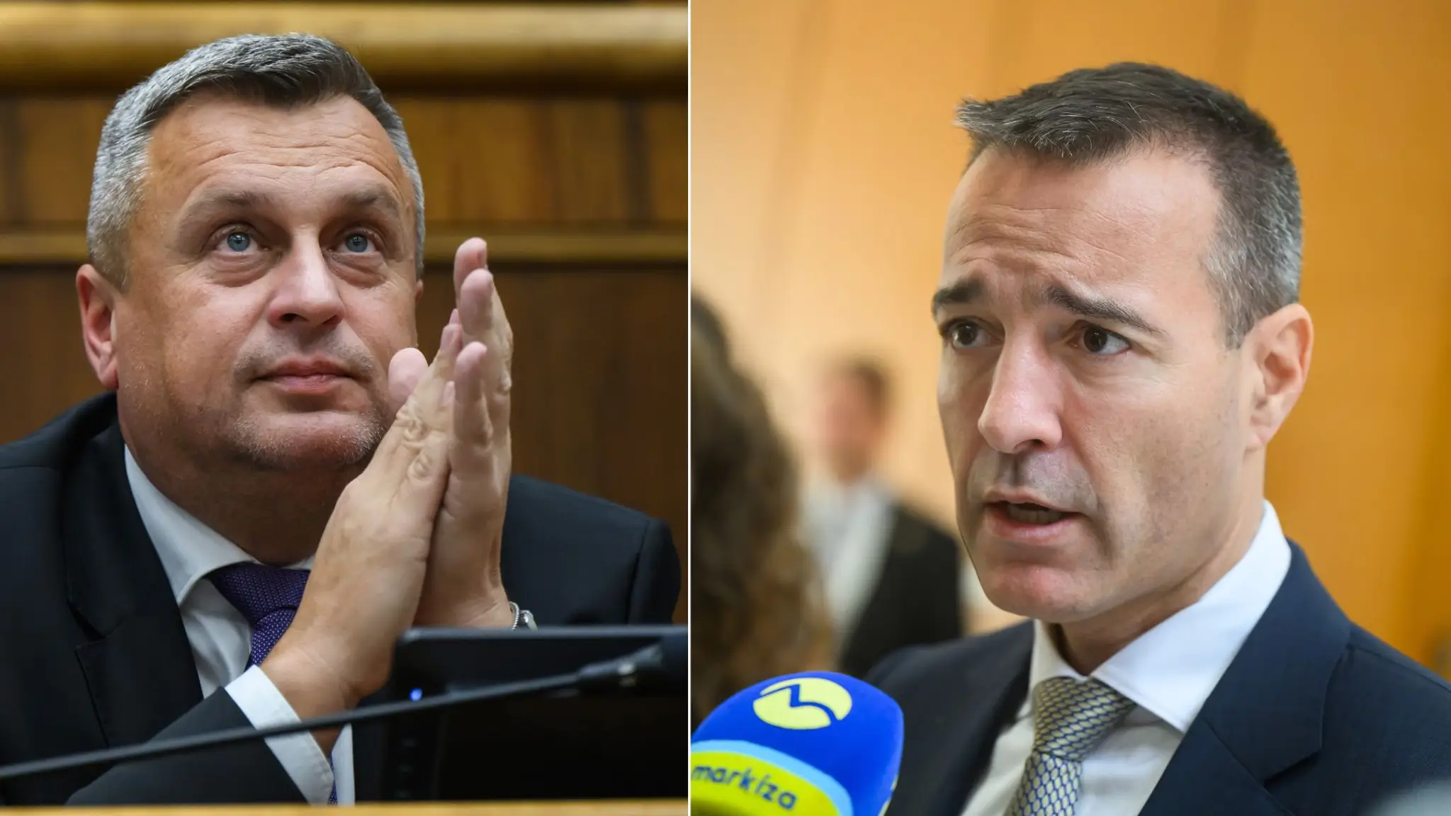Andrej Danko a Tomáš Drucker.