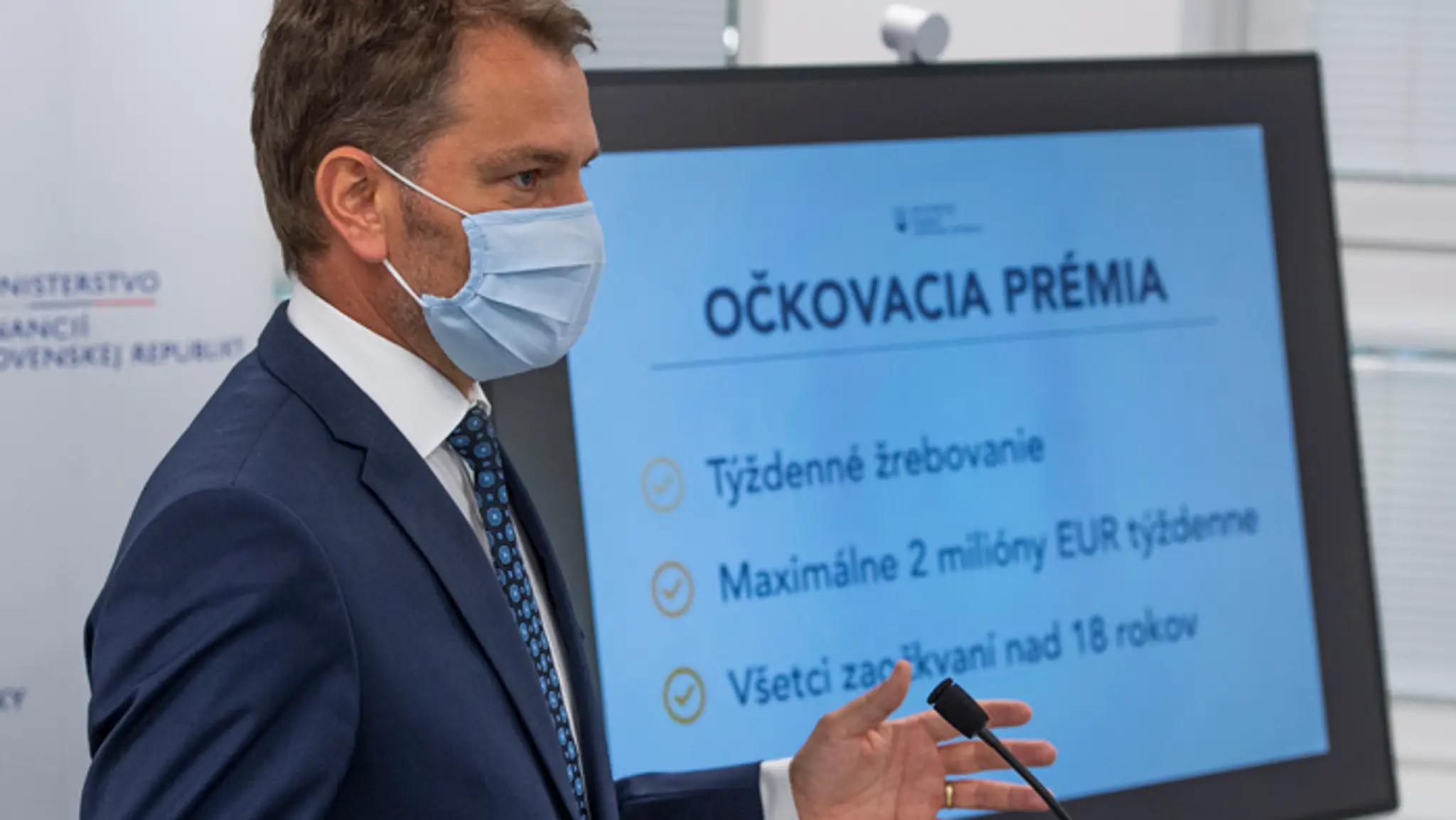 Podpredseda vlády a minister financií SR Igor Matovič.