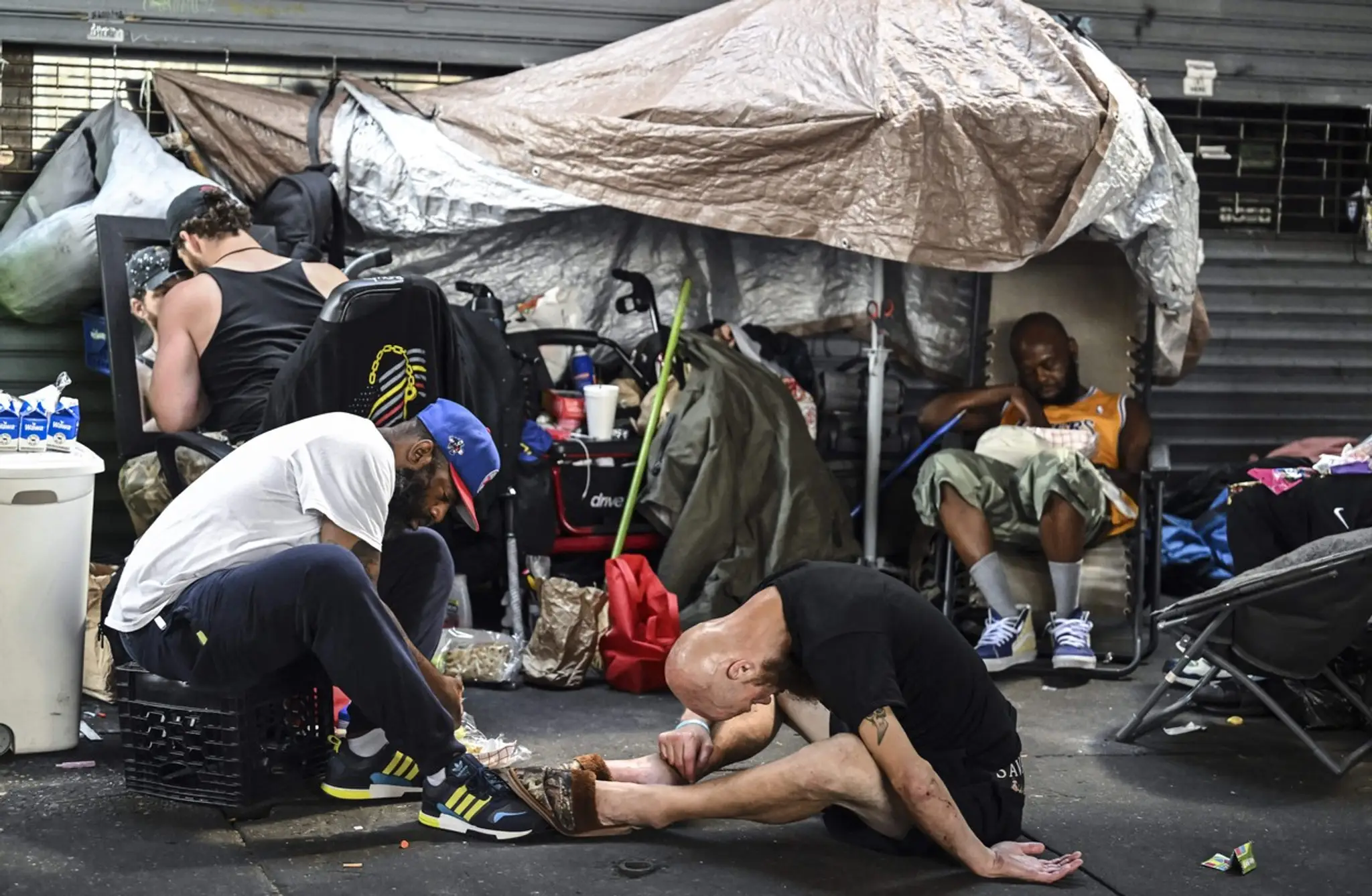 Drogovo závislí na ulici vo Philadelphii