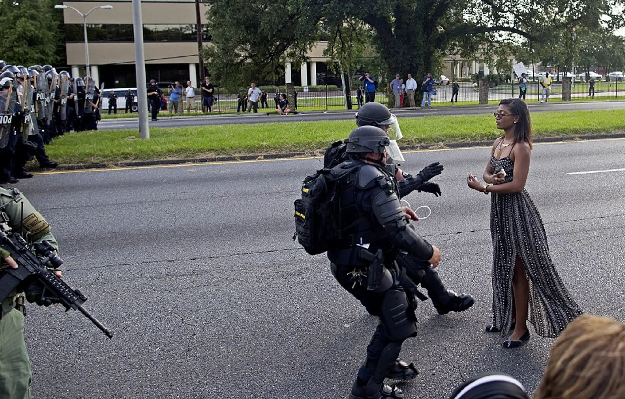 Táto ikonická fotografia sa stala synonymom protestov.