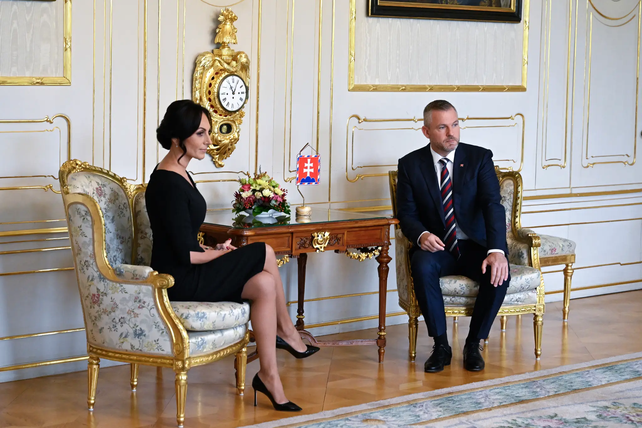 Prezident prijal v paláci ministerku zdravotníctva.