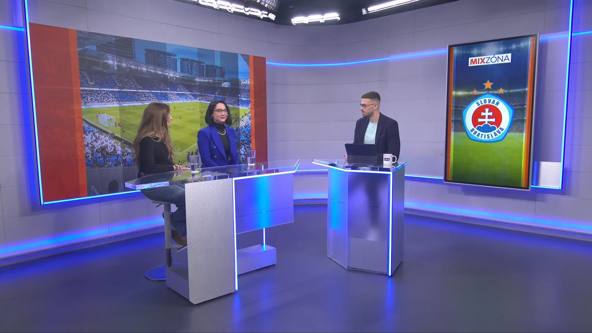 Barbora Vargová a Natália Látal Mackovičová v TN live.