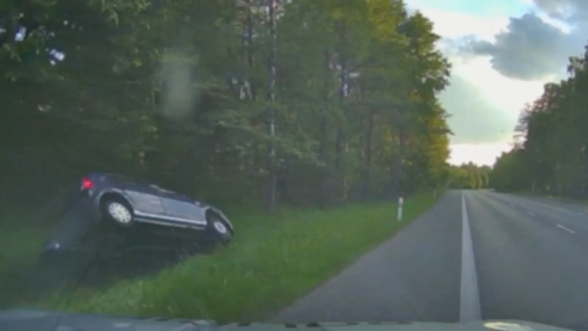 Policajná naháňačka pri Karlových Varoch