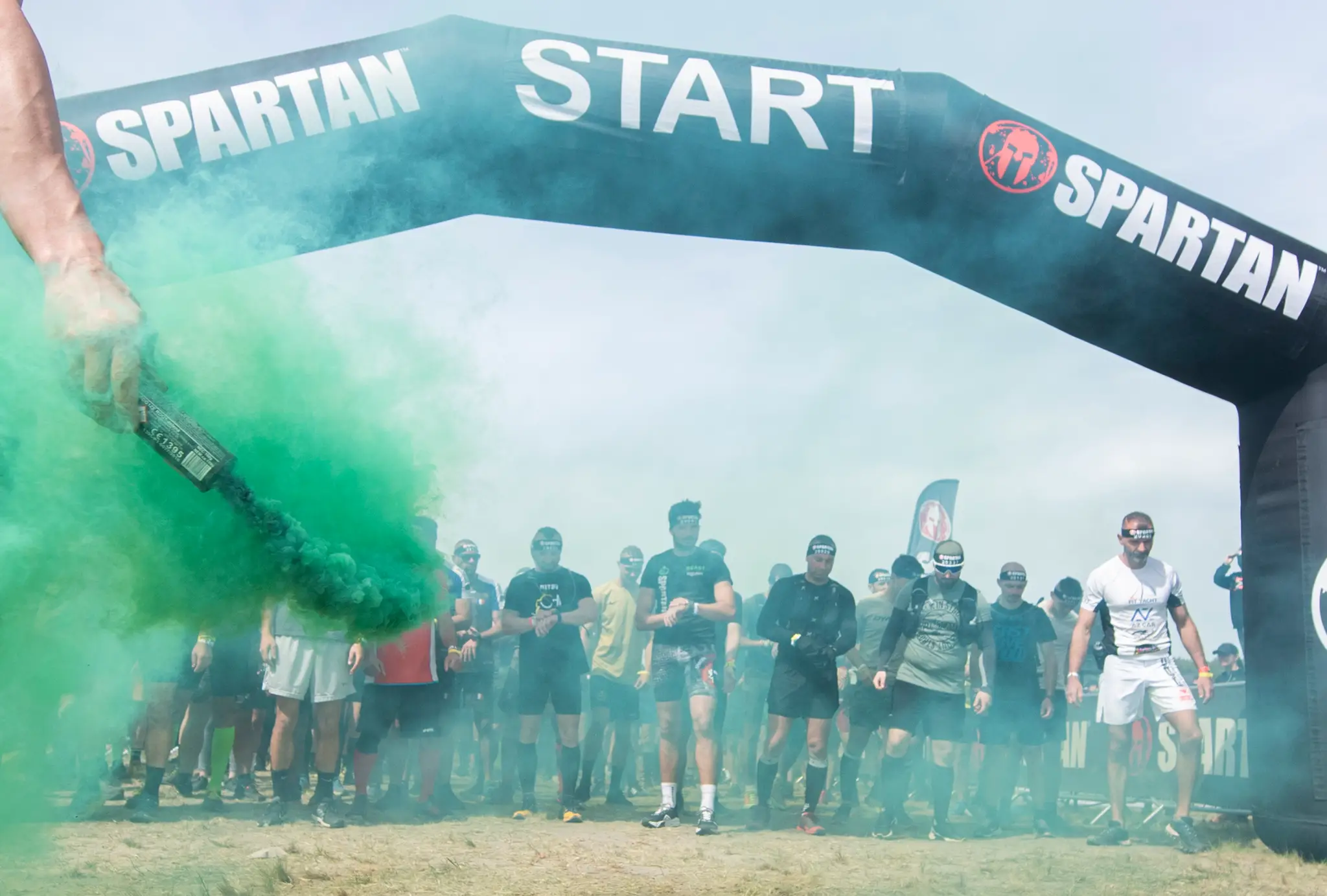 Snímka z podujatia Spartan race 2024 v areáli Vojenského technického a skúšobného ústavu (VTSÚ).