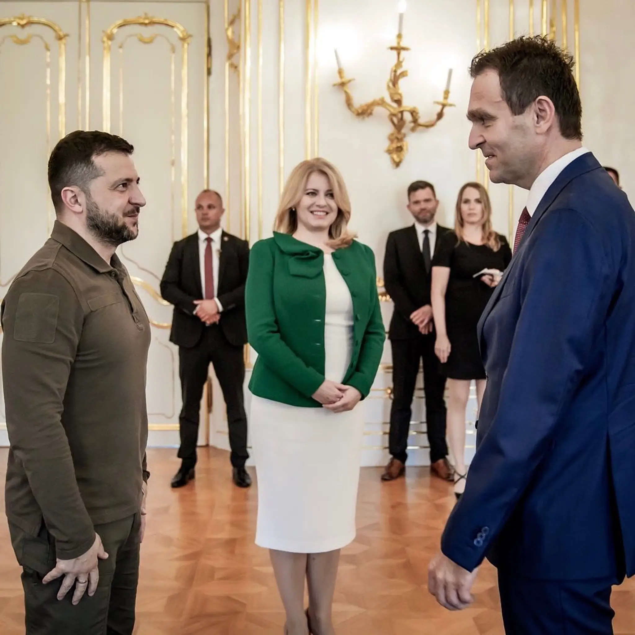 Ódor, Čaputová, Zelenskyj