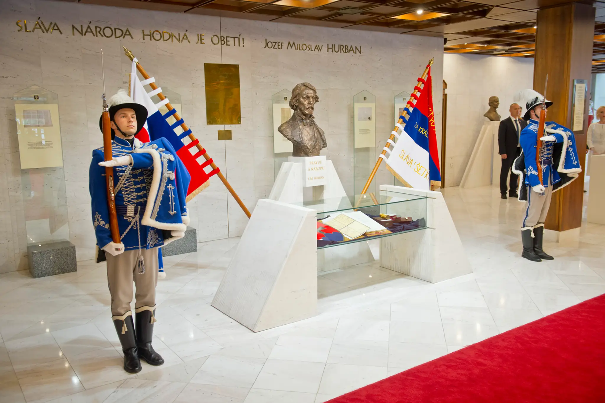Slávnostný ceremoniál nástupu Čestnej stráže Ozbrojených síl SR v Národnej rade SR