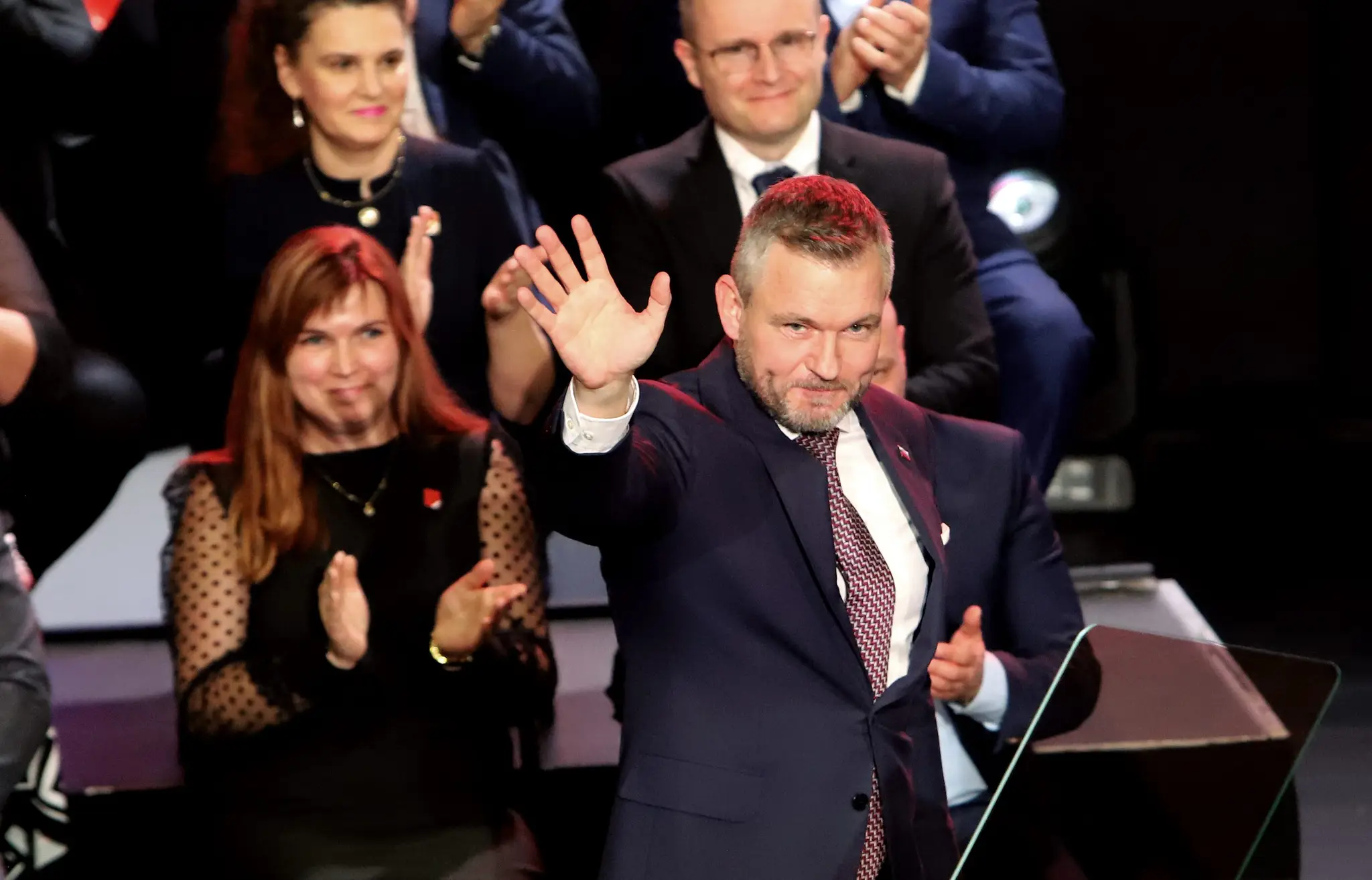 Peter Pellgrini pri ohlasovaní prezidentskej kandidatúry