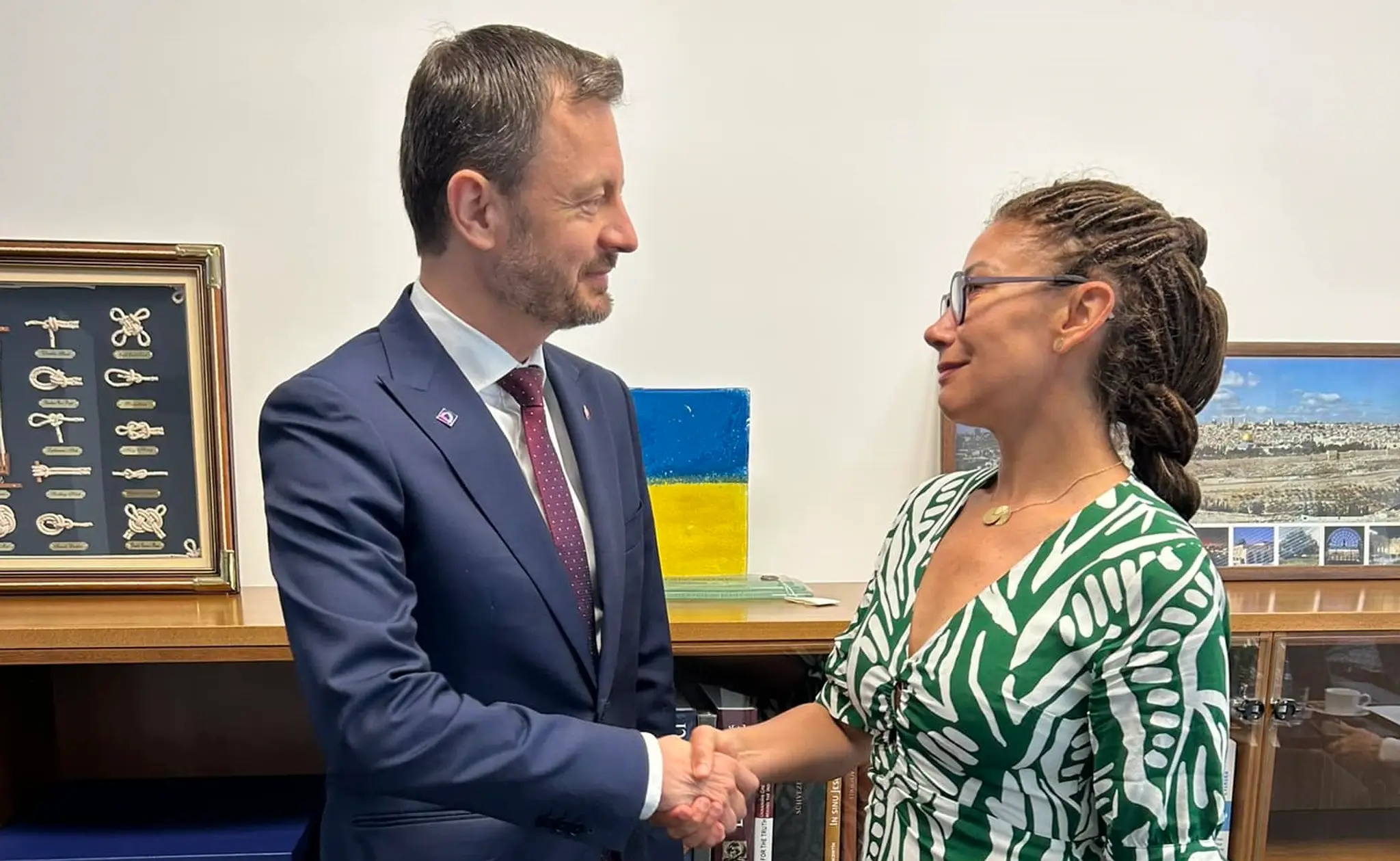 Eduard Heger a Lucia Ďuriš Nicholsonová