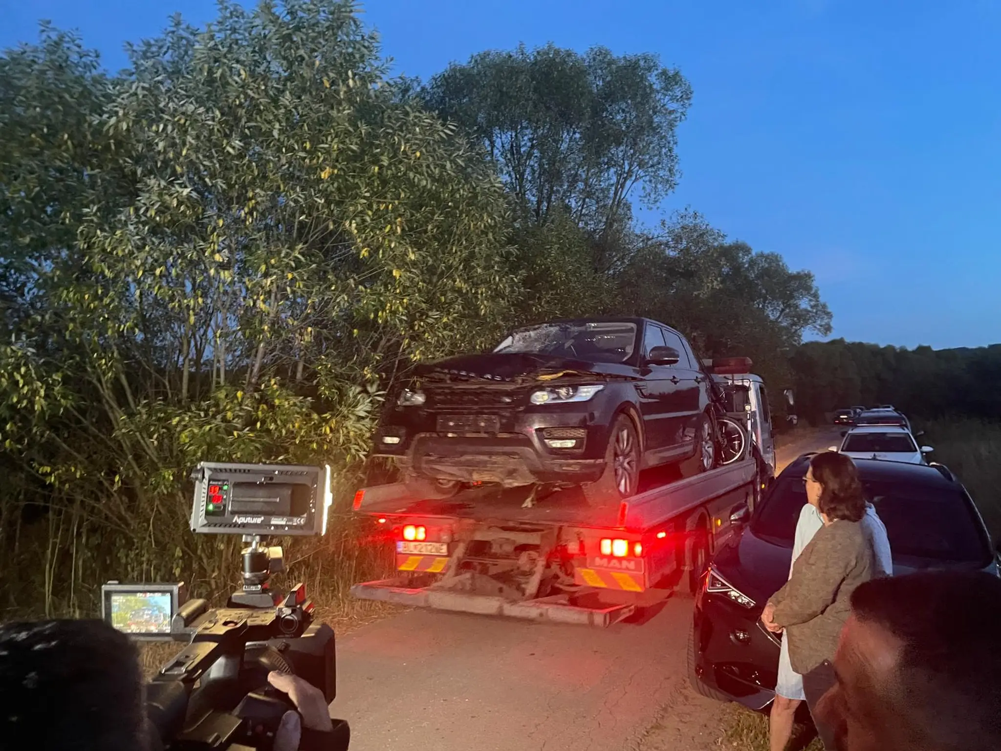 Auto, ktorým zrazili cyklistov