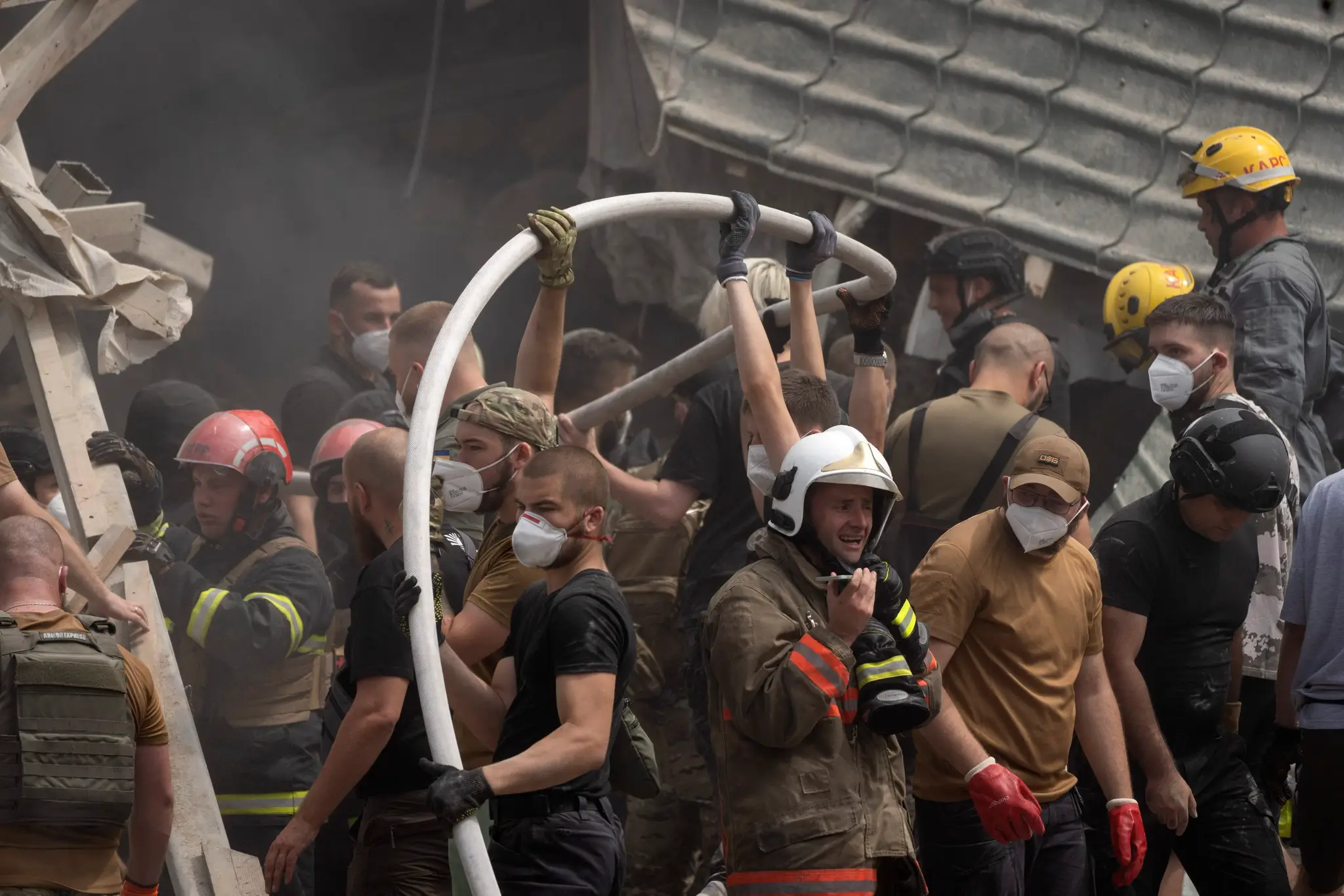 Pátranie po útoku na detskú nemocnicu v Kyjeve