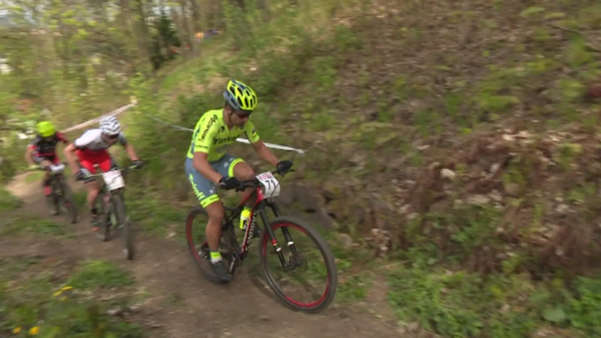 Peter Sagan na pretekoch v Tepliciach.