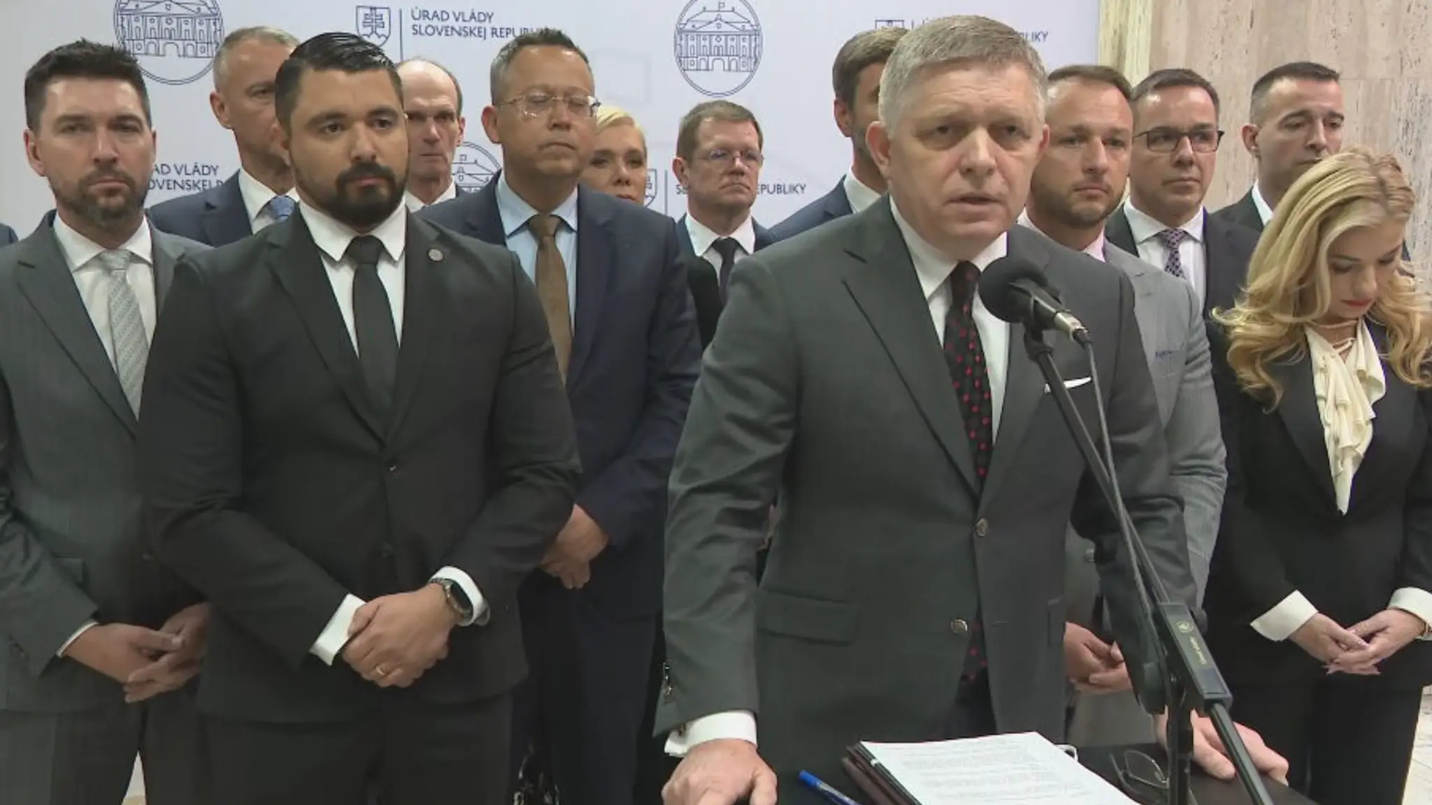 Na snímke premiér Robert Fico.