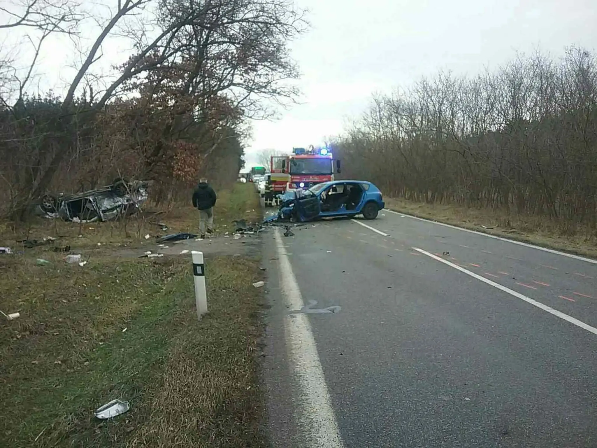 Nehoda pri obci Kostolište.