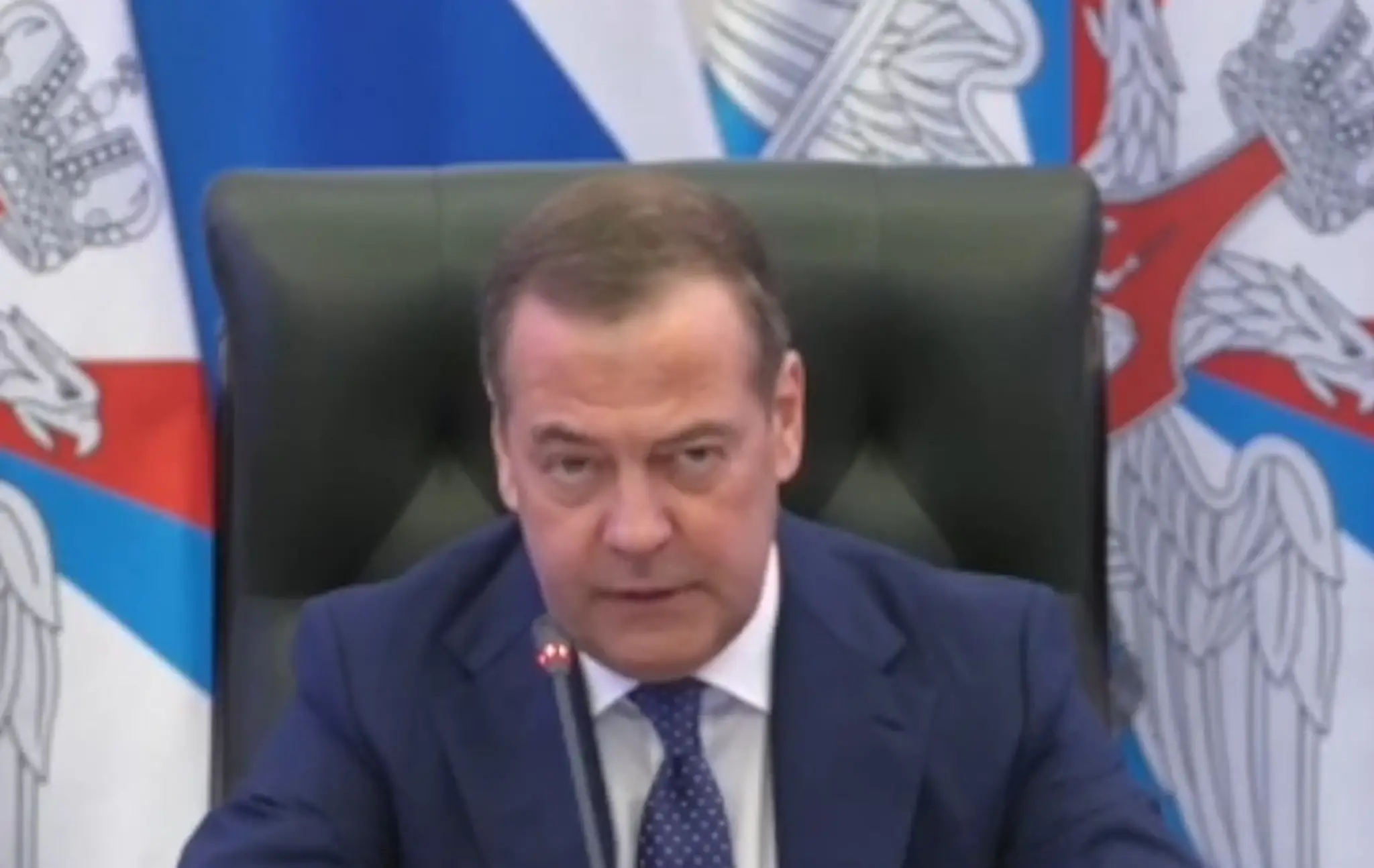 Podpredseda Rady bezpečnosti Ruskej federácie Dmitrij Medvedev.