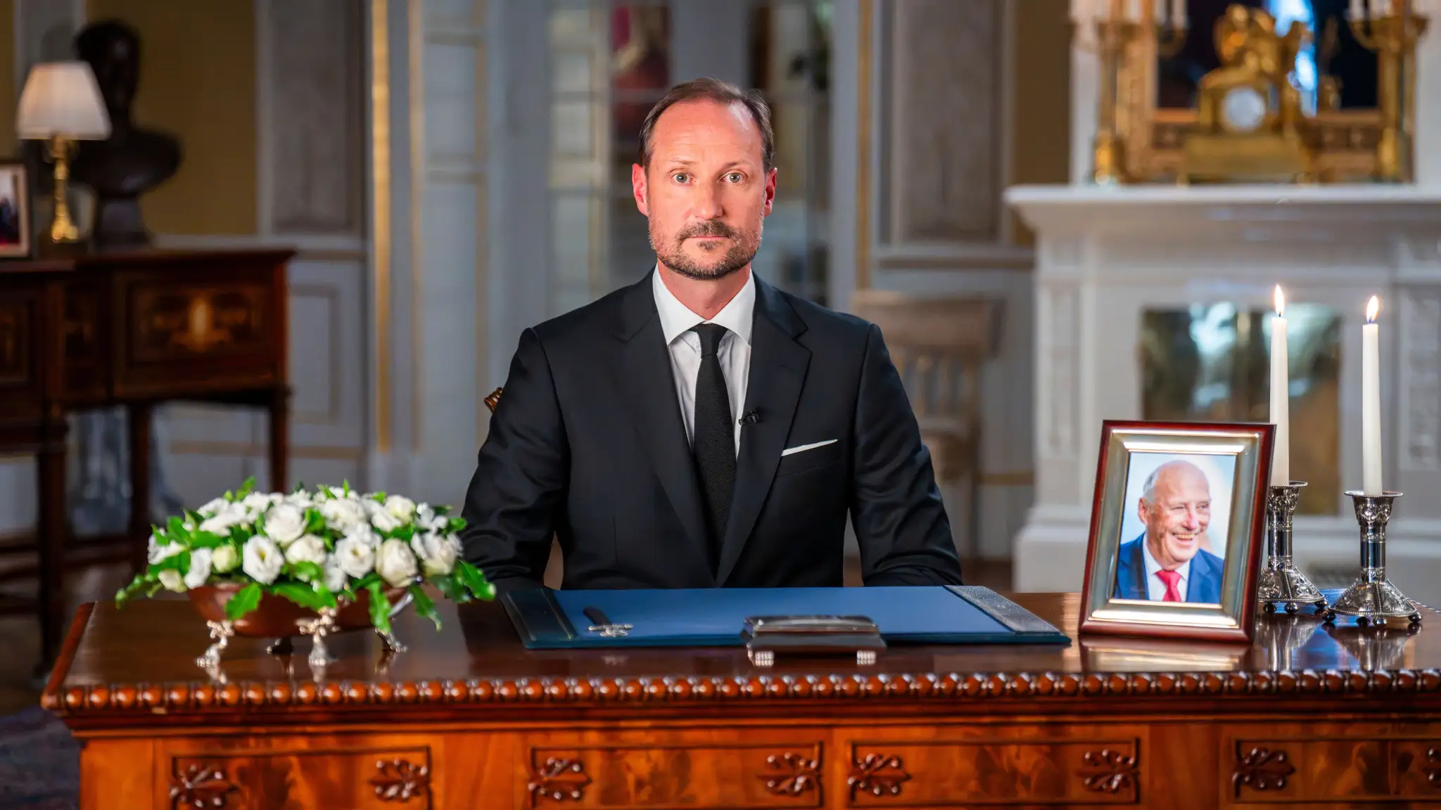 Nový nórsky panovník Haakon VIII. vystúpil s prejavom