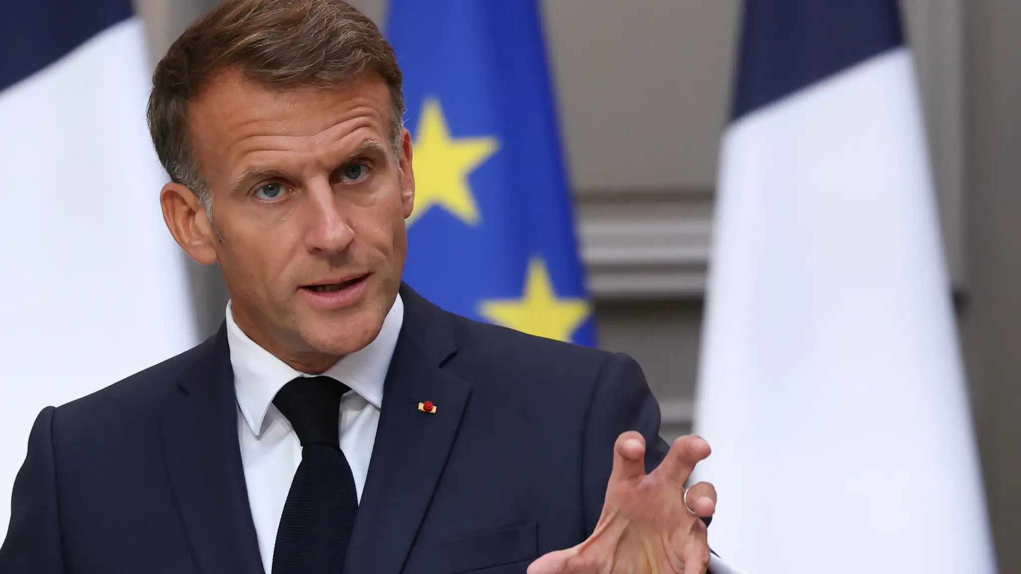 Francúzsky prezident Emmanuel Macron.
