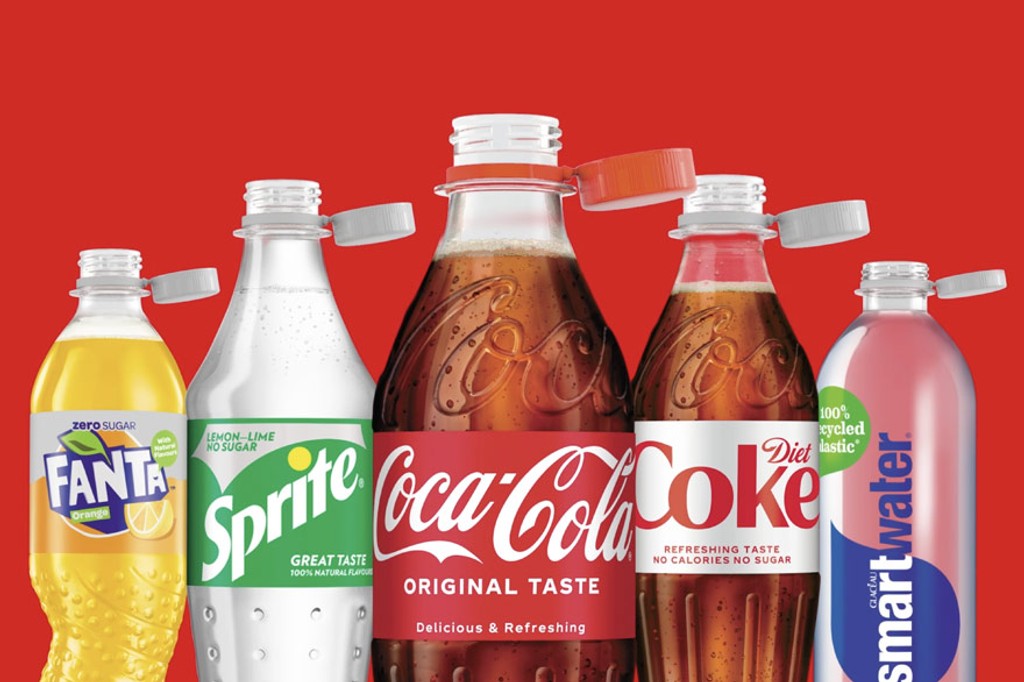 Fľaše s upevneným vrchnákom 