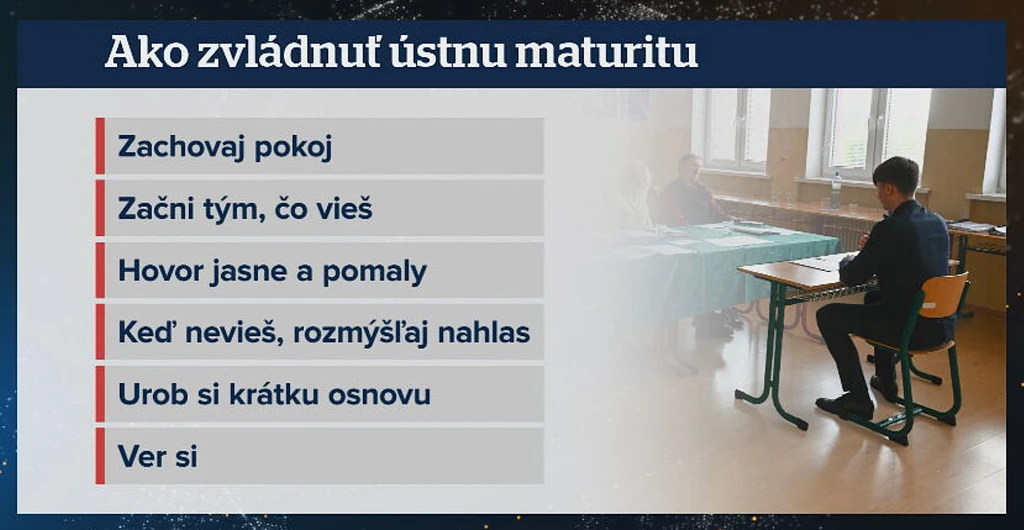 Ako zvládnuť ústnu maturitu. 