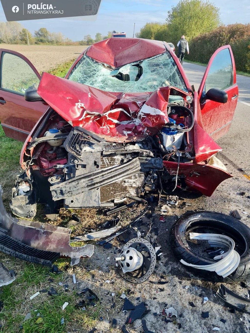 Havária auta a motorky