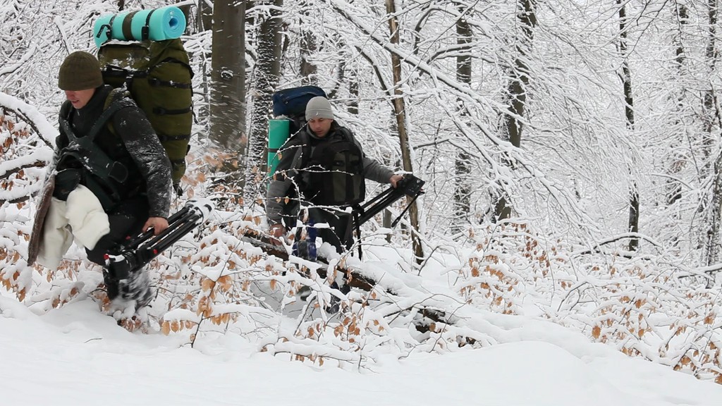 Filmári s technikou v teréne