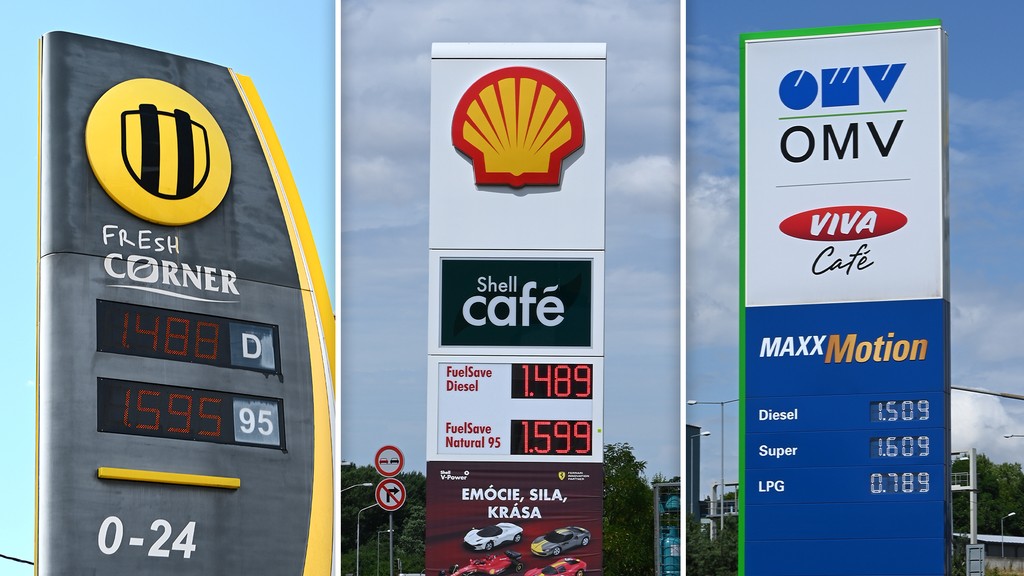 Aktuálne ceny na pumpách 