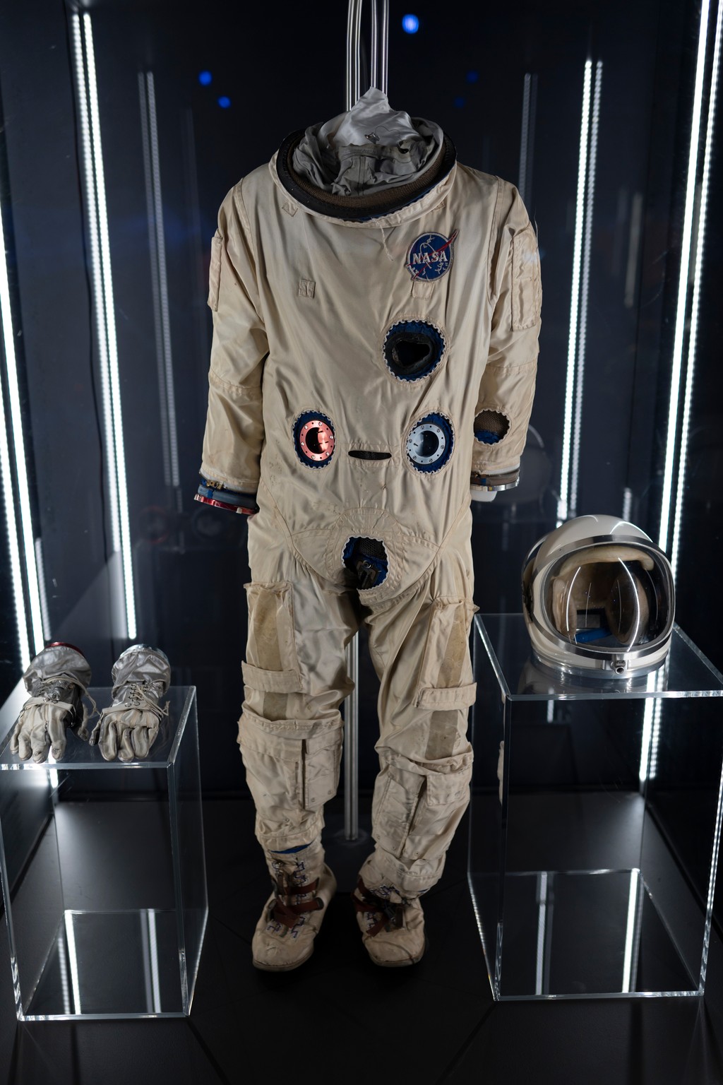 Skafander Gemini, ktorý nosia astronauti pri štarte a pristávaní