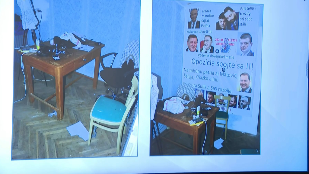 Zábery z domovej prehliadky.