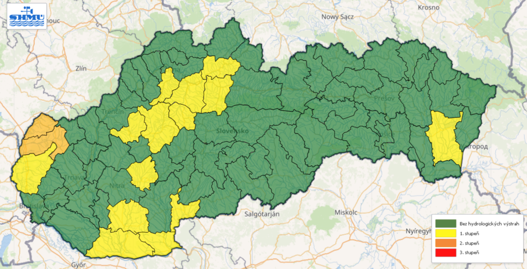 Výstrahy pred povodňami