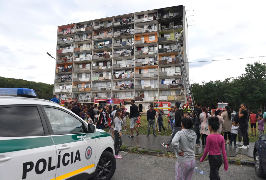 Požiar na Luníku IX.