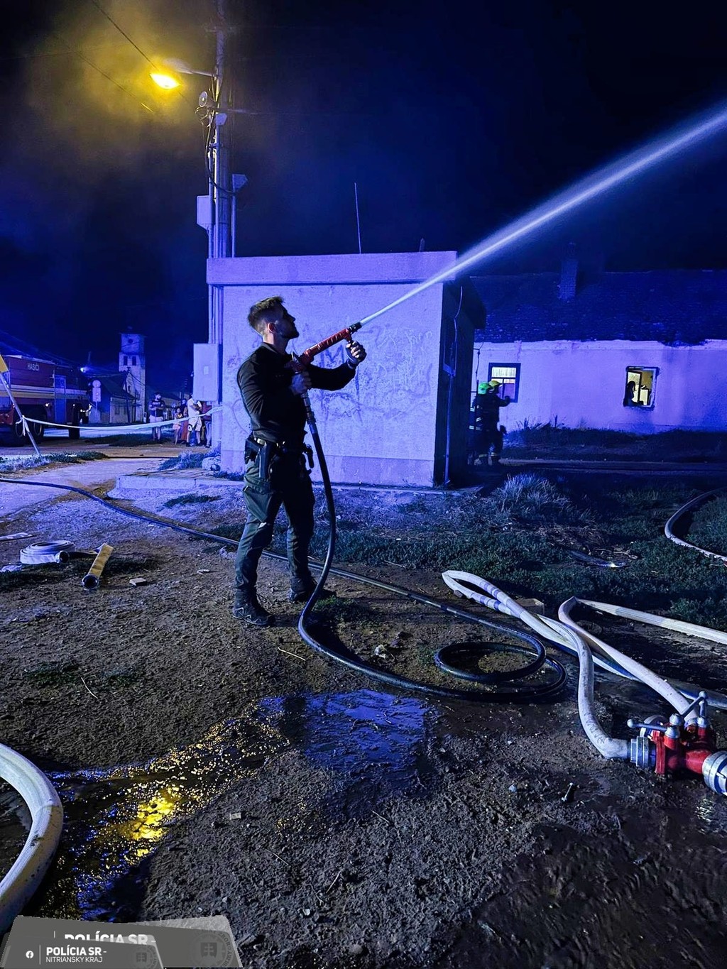 Požiar v Zlatých Moravciach