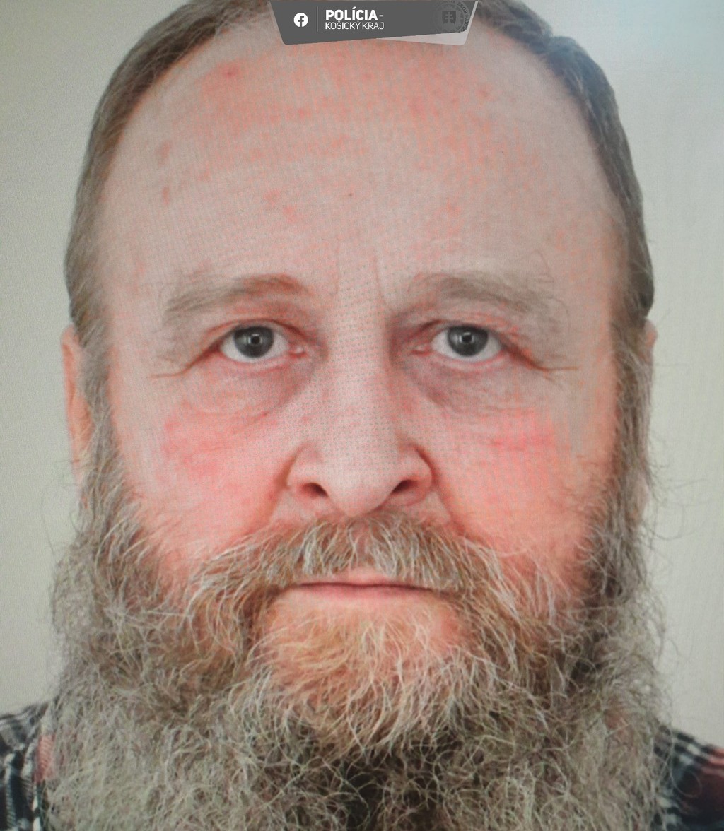 Na snímke muž, ktorého hľadá polícia v súvislosti s brutálnym útokom v Košiciach.