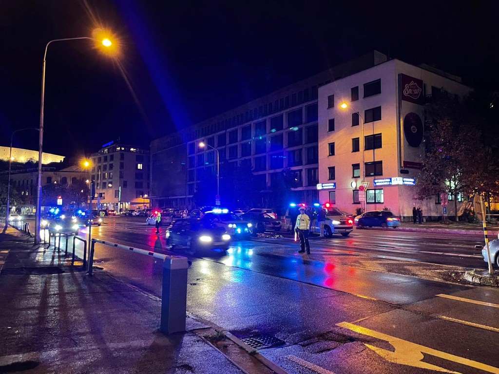 Nehoda v Bratislave.