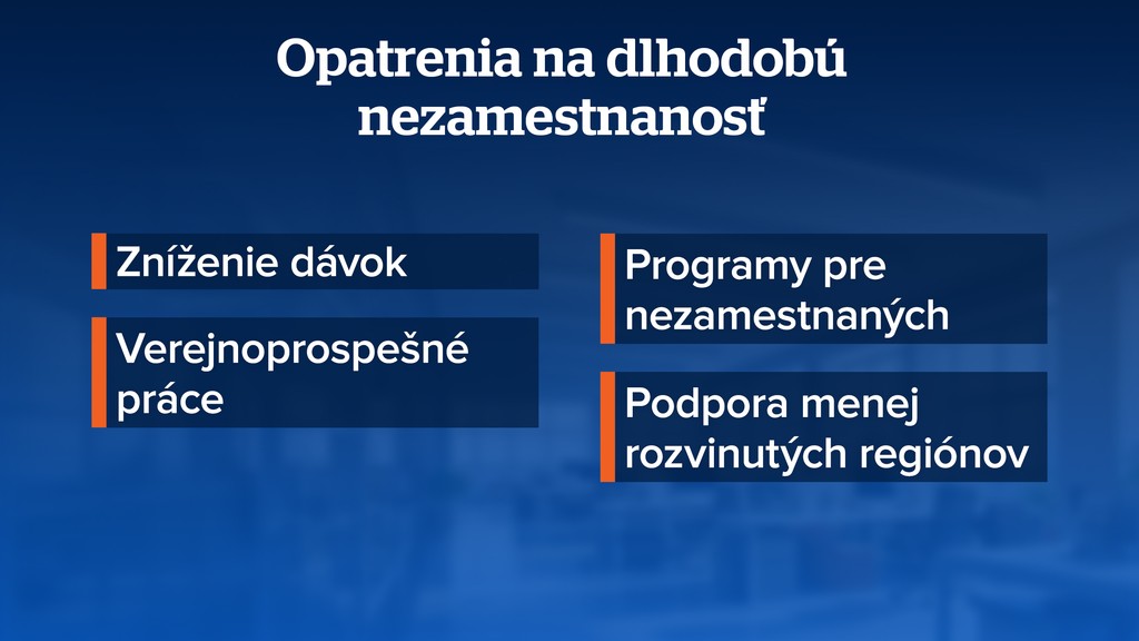 Opatrenia na dlhodobú nezamestnanosť