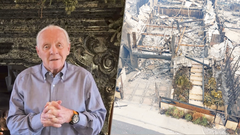 Dom Anthonyho Hopkinsa zničili plamene