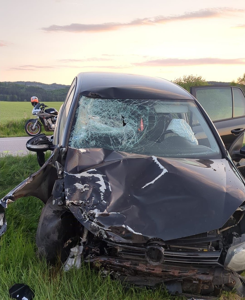 Dopravná nehoda pri Turčianskych Tepliciach