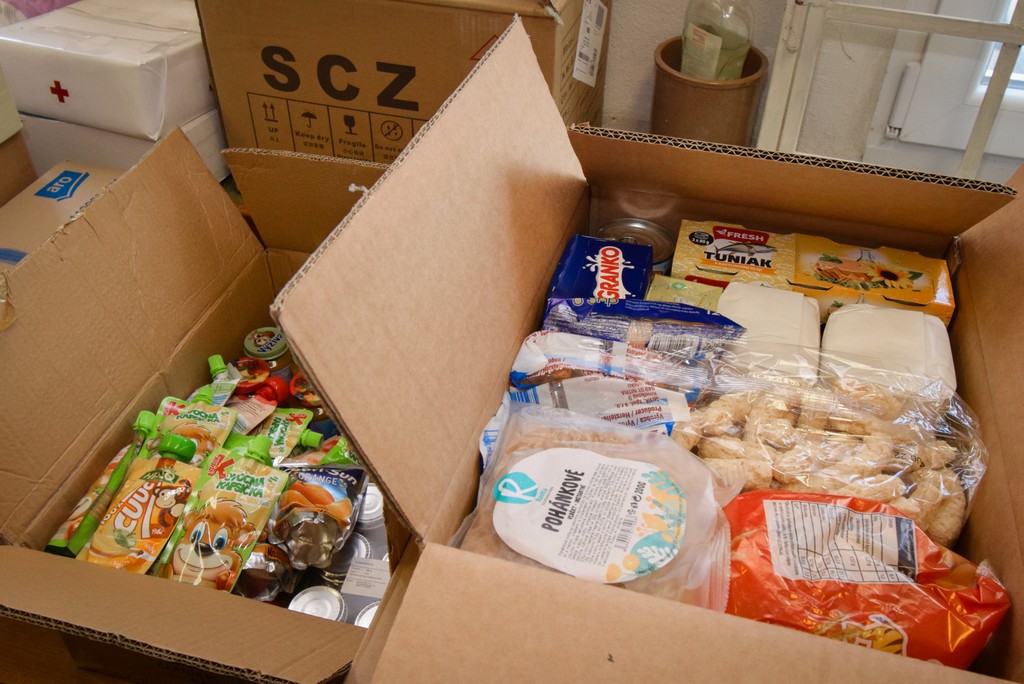 Sklad potravín v Dolnom Kubíne.