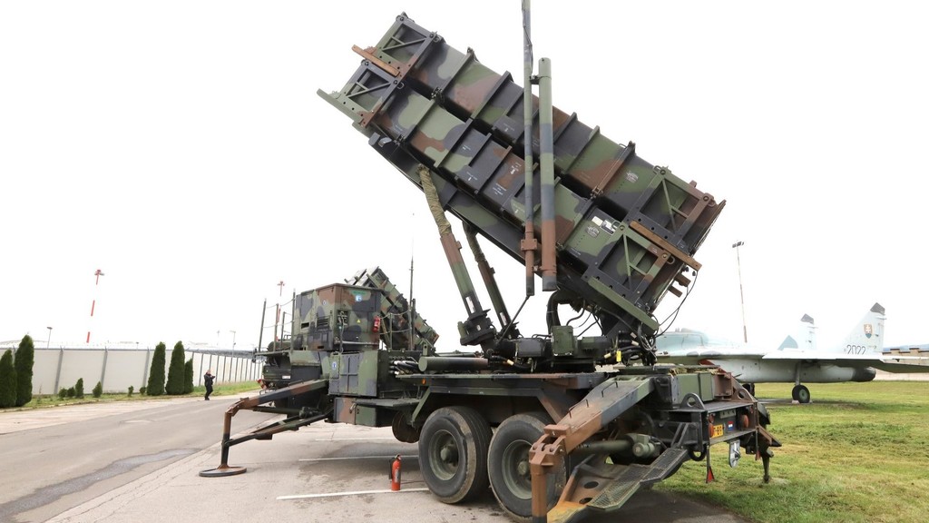 Maďarsko inštaluje systém protivzdušnej obrany. Na snímke systém protivzdušnej obrany Patriot