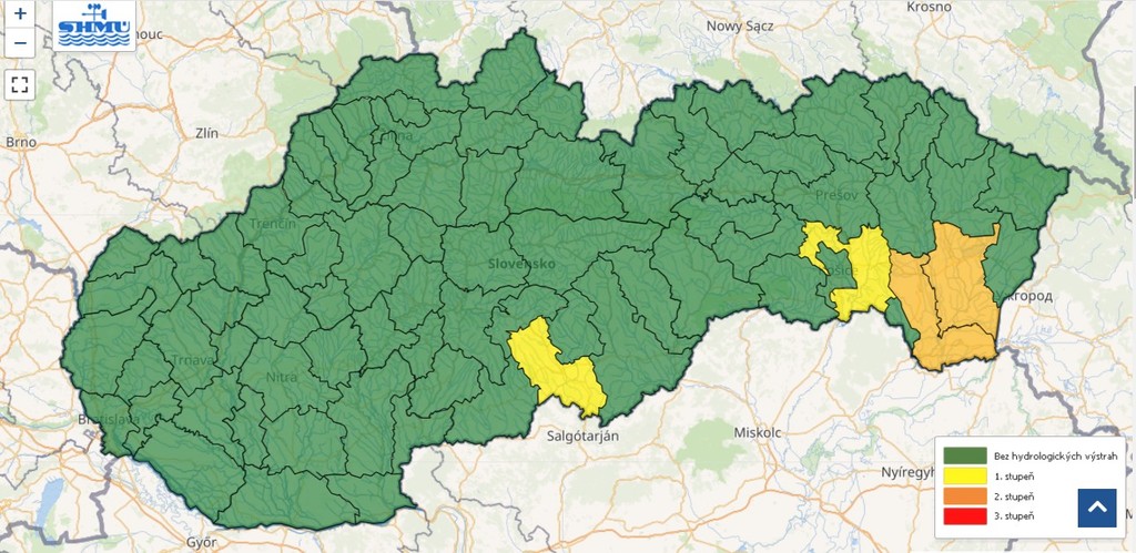 Výstraha pred povodňami 15. 12.