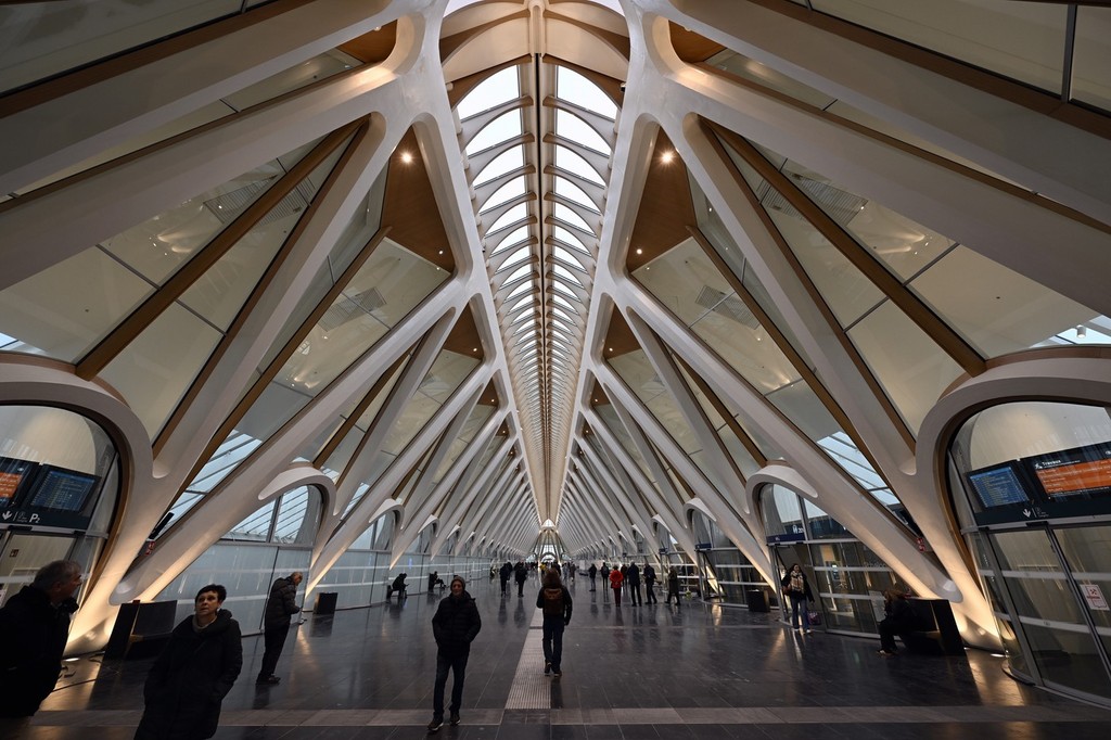 Železničná stanica v belgickom Mons. 