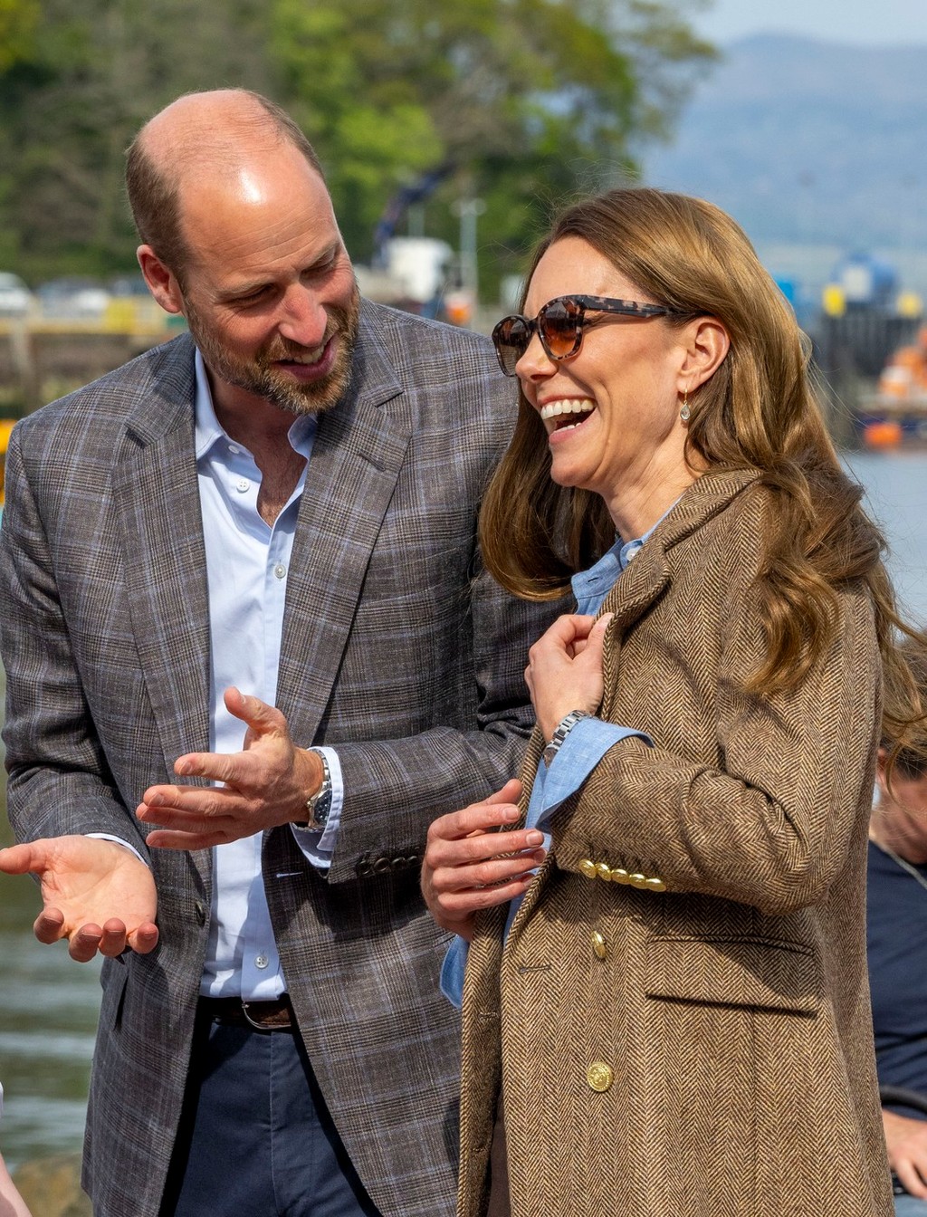 Princ a princezná z Walesu na návšteve ostrova Mull