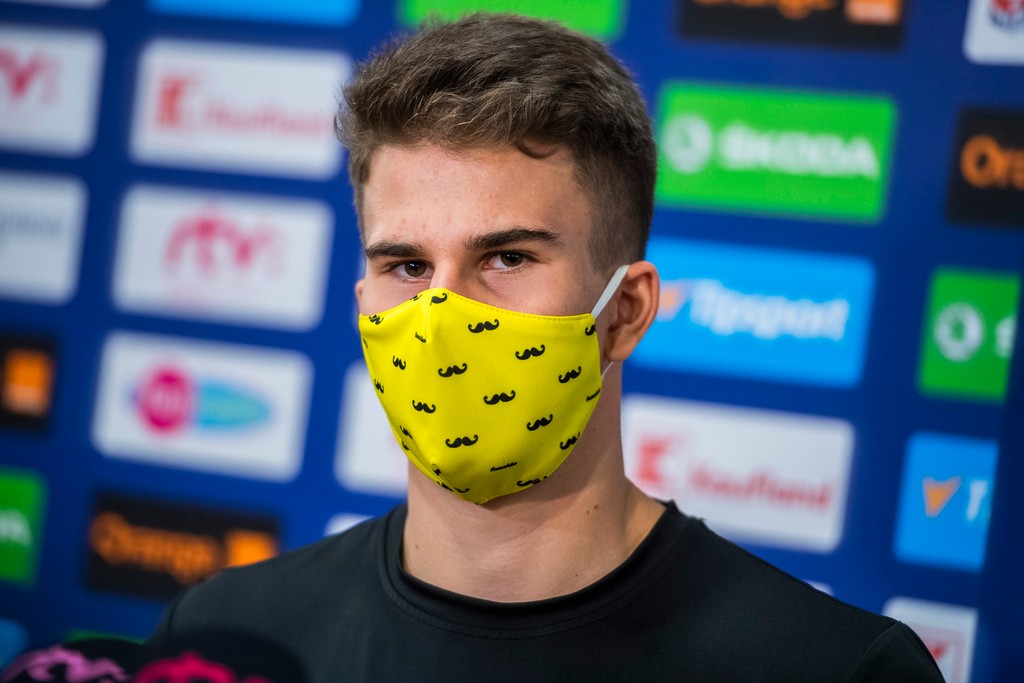 Reprezentačný debutant Filip Mešár.