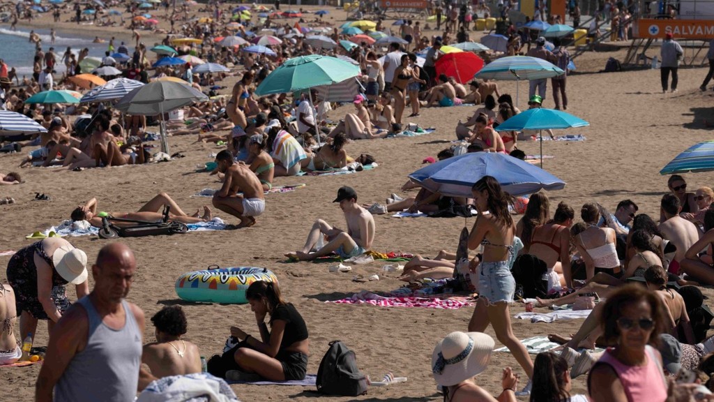 Pláž v Barcelone