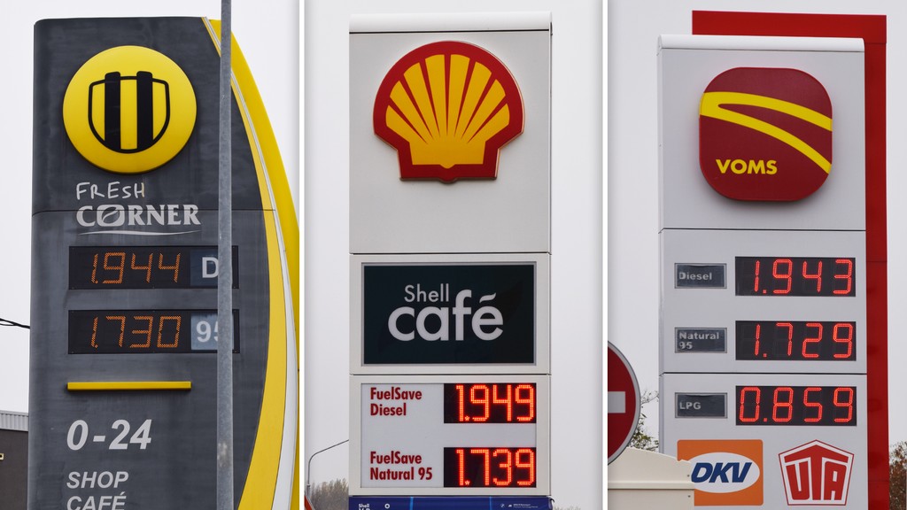 Aktuálne ceny palív na slovenských pumpách 