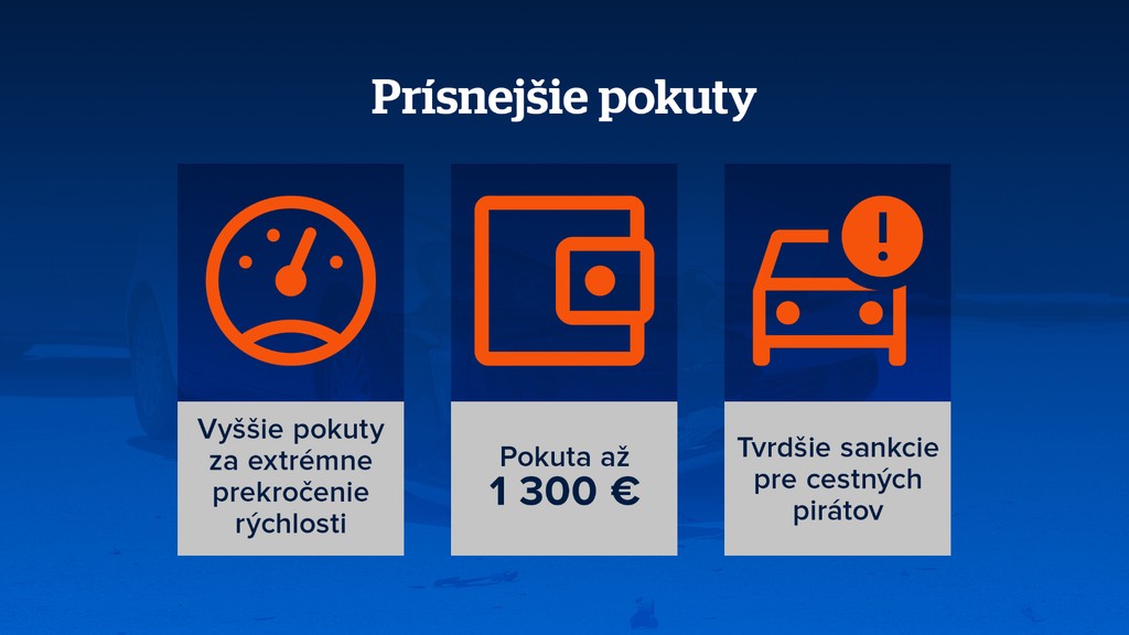 Prísnejšie pokuty.