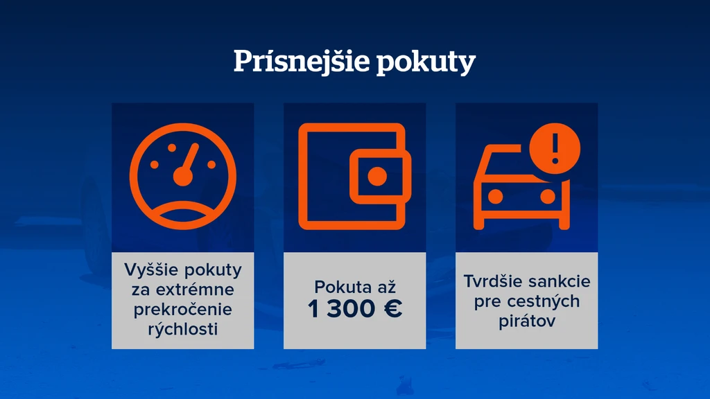 Prísnejšie pokuty.