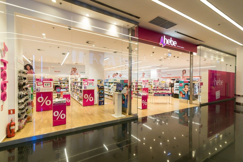 Predajňa Hebe v Poľsku
