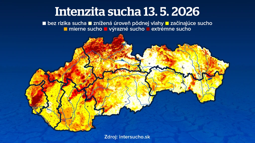 Intenzita sucha 13. 5. 2026