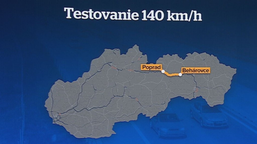 Zmeny najvyššej povolenej rýchlosti na diaľnici